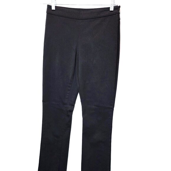 Kenneth Cole Flat Front Black Trousers Size 2 - Picture 1 of 4